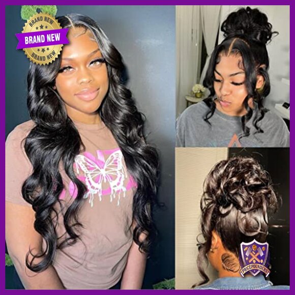 360 Lace Frontal Human Hair Wig 22 Inch Body Wave Glueless Pre Plucked main image 6